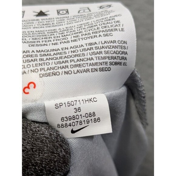 Nike Golf Tour Performance Shorts Mens 36 Gray Windowpane Pattern Check Grid - Picture 5 of 14